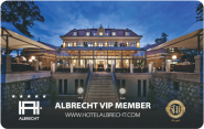 Hotel Albrecht VIP karta - predná strana