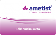 Ametist - Zákaznícka karta - predná strana