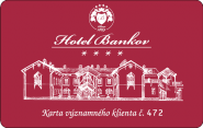 Hotel Bankov VIP karta - predná strana