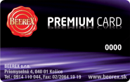 Beerex -  premium karta - predná strana